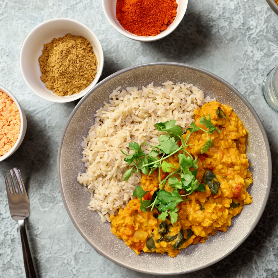 curry de lentilles corail