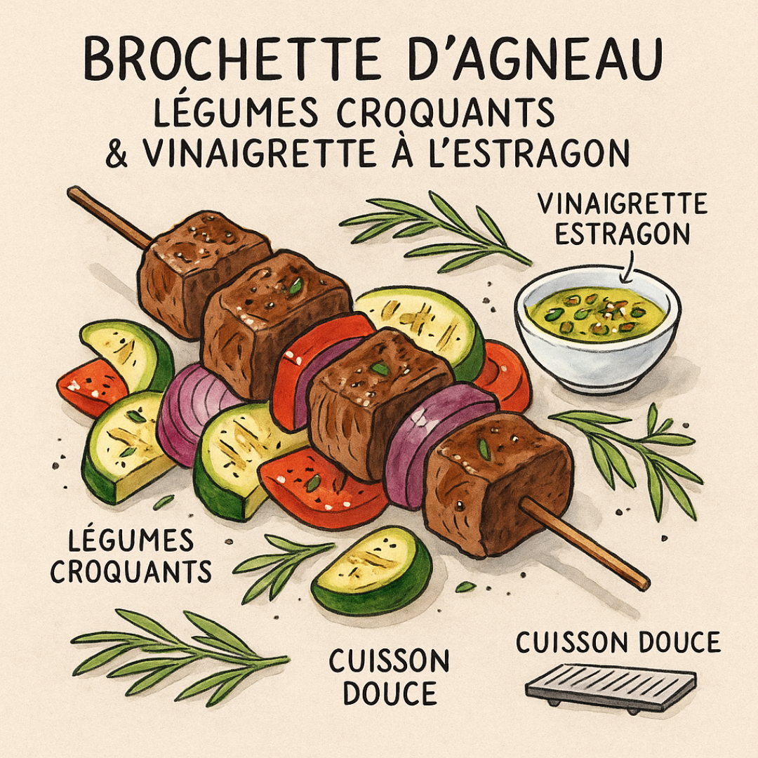 brochette agneau