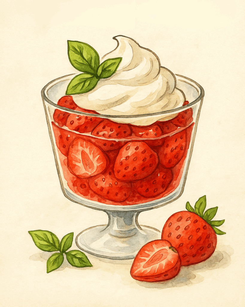 Compotée de fraises