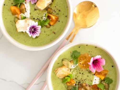 Gaspacho vert detox et ultra frais