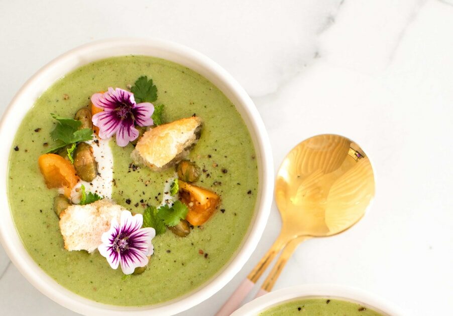 Gaspacho vert detox et ultra frais