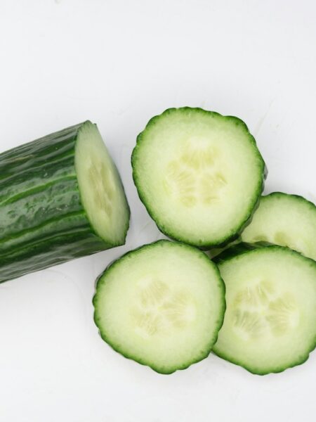 Soupe glacée de concombre à la menthe