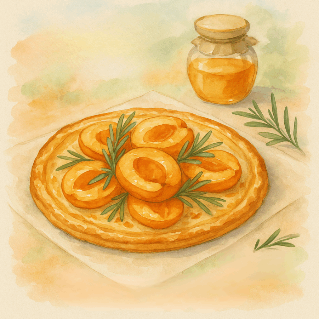 tarte fine aux abricots
