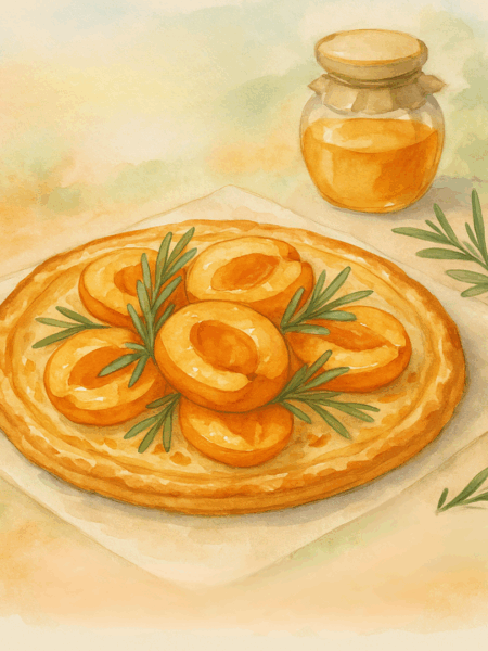 tarte fine aux abricots