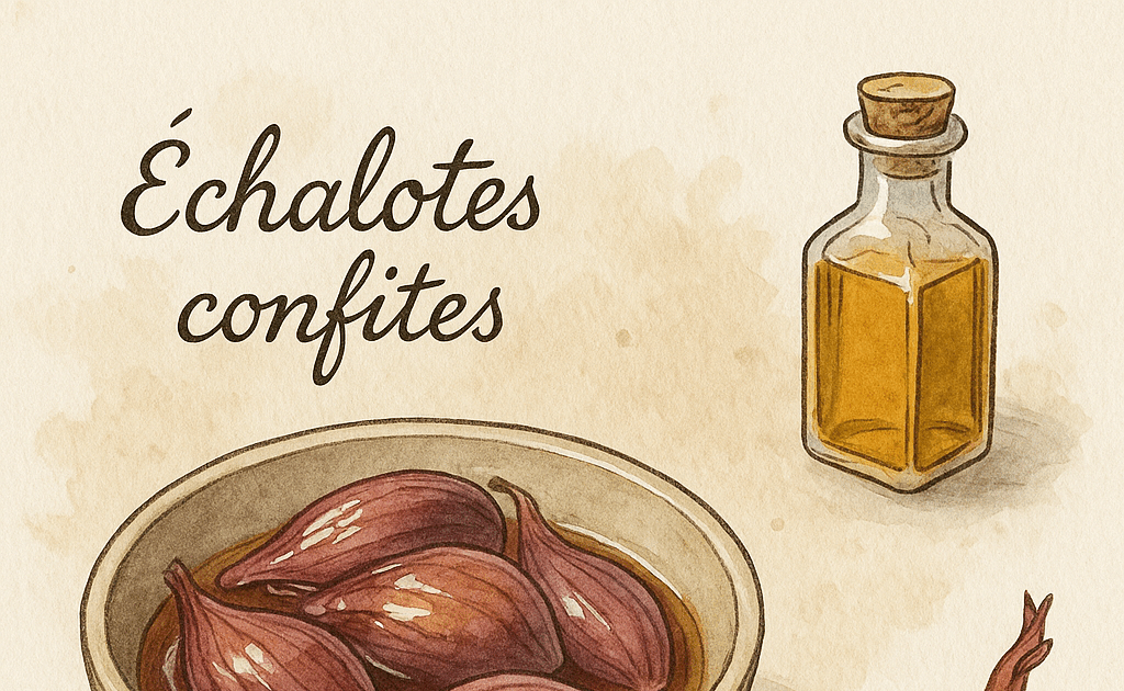 échalotes confites