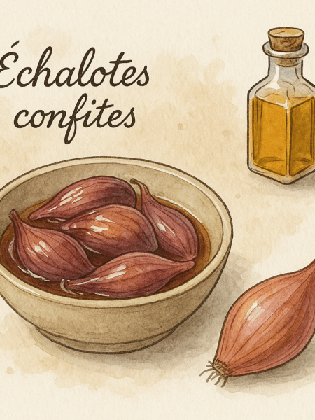 échalotes confites