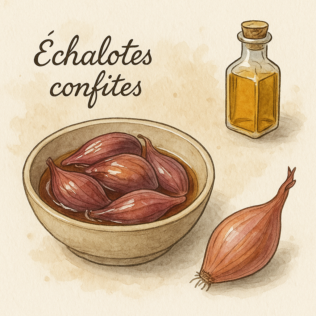 échalotes confites