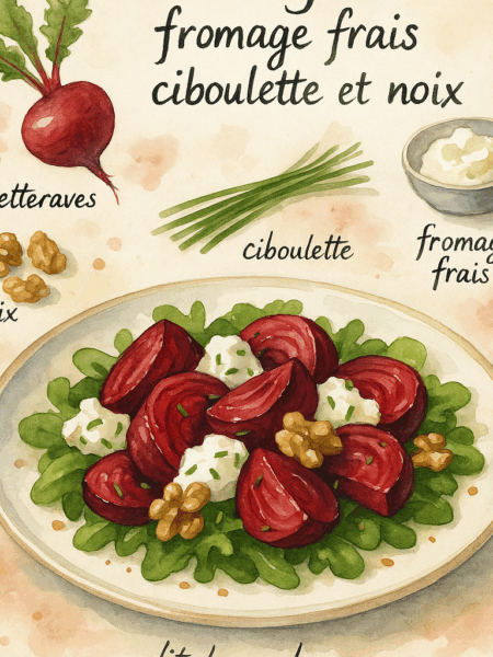 salade-betterave-fromage-frais-noix