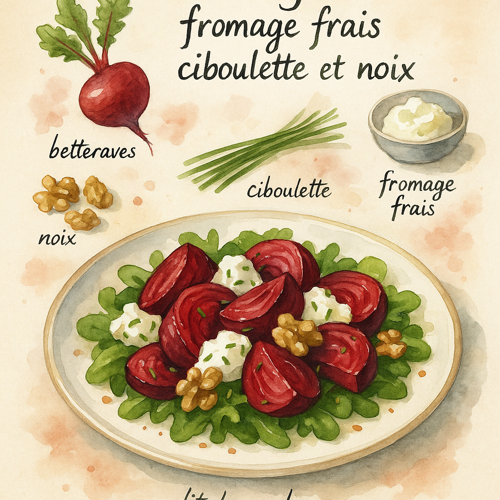 salade-betterave-fromage-frais-noix