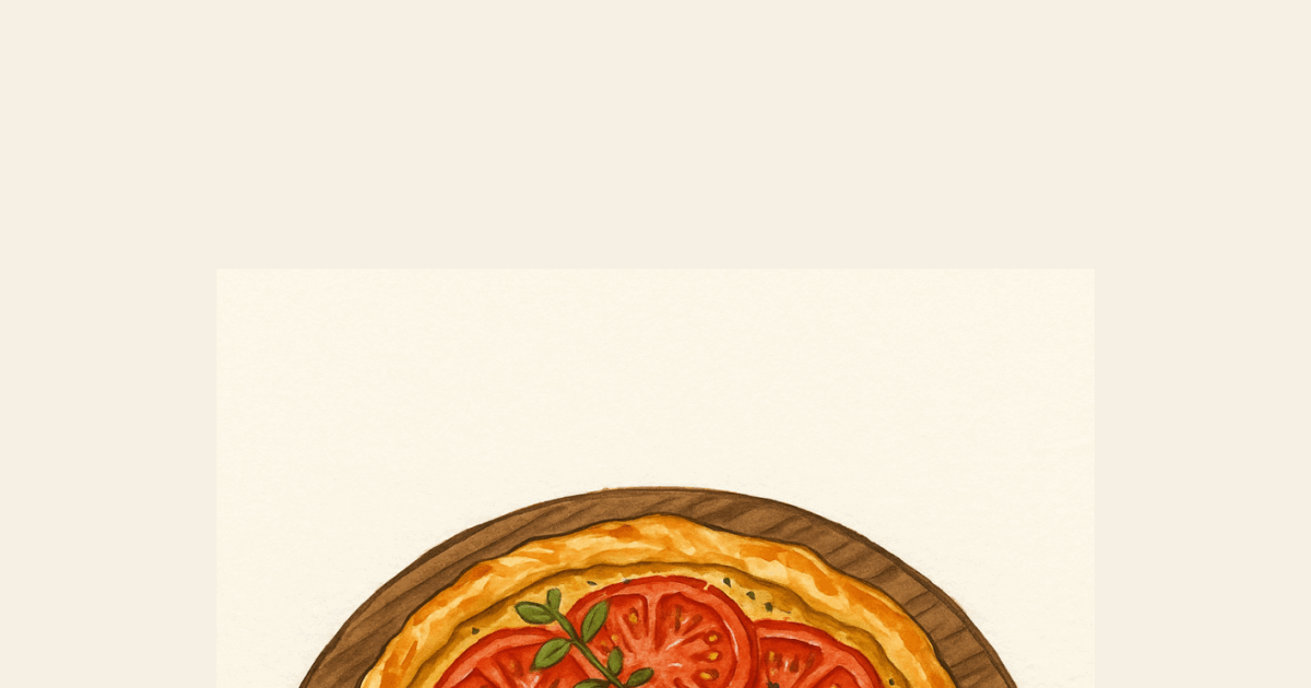 tarte fine tomate moutarde