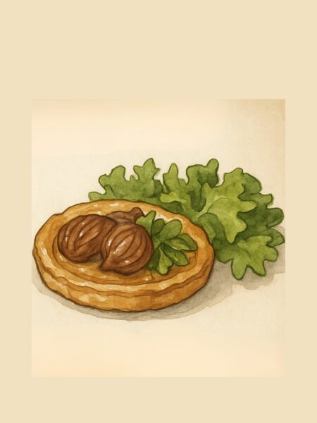 Tarte fine à l’échalote confite maison