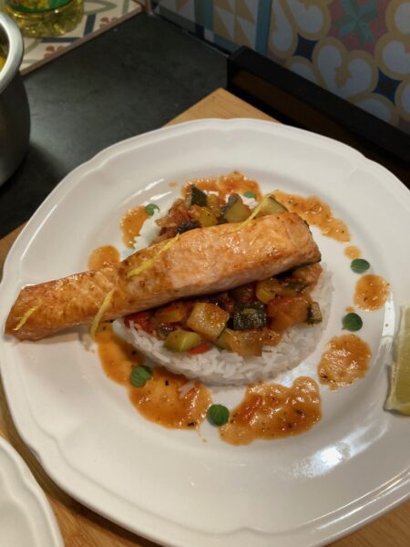 Pavé de saumon grillé