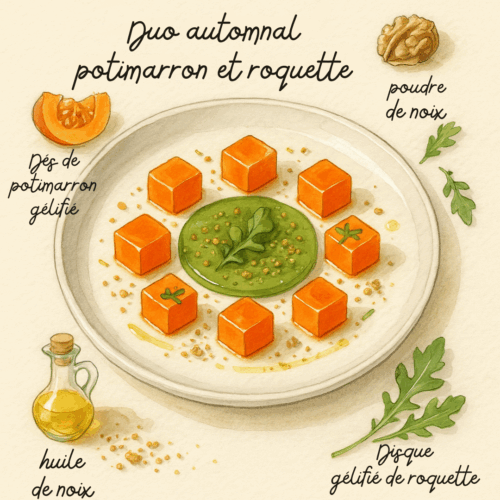 Duo automnal potimarron & roquette