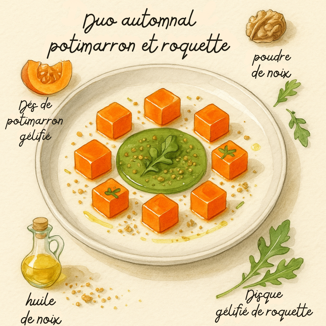 Duo automnal potimarron & roquette