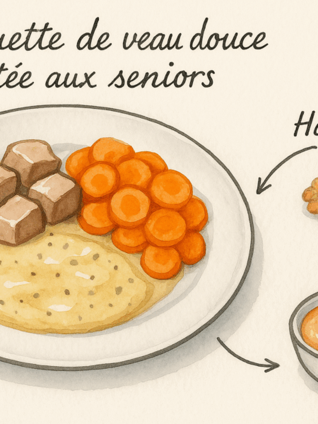 Blanquette de veau douce déclinée pour tous les seniors
