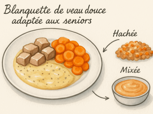 Blanquette de veau douce déclinée pour tous les seniors