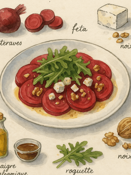carpaccio de betteraves