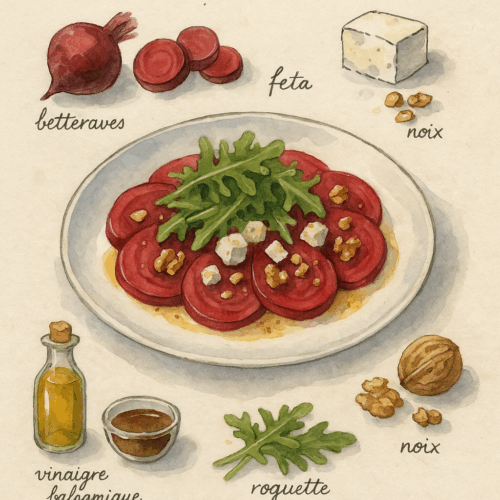 carpaccio de betteraves