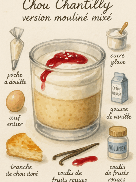 chou chantilly mixé