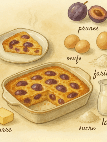 clafoutis aux prunes