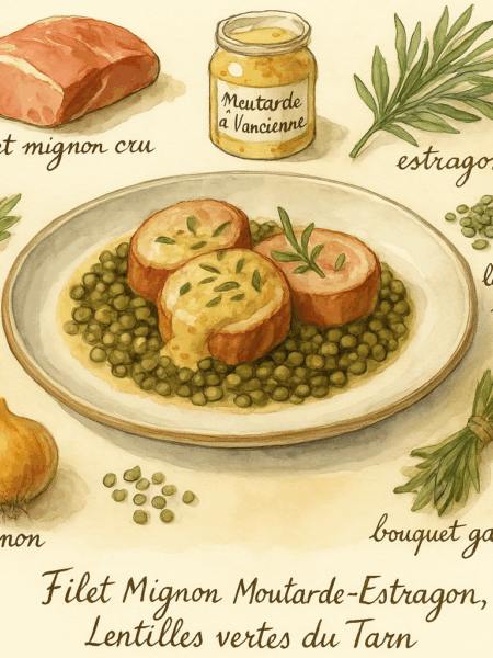 filet mignon moutarde estragon