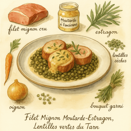 filet mignon moutarde estragon