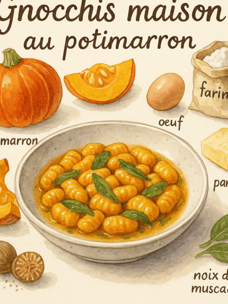 gnocchis maison au potimarron