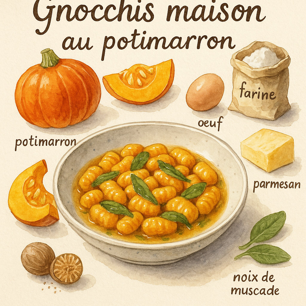 gnocchis maison au potimarron