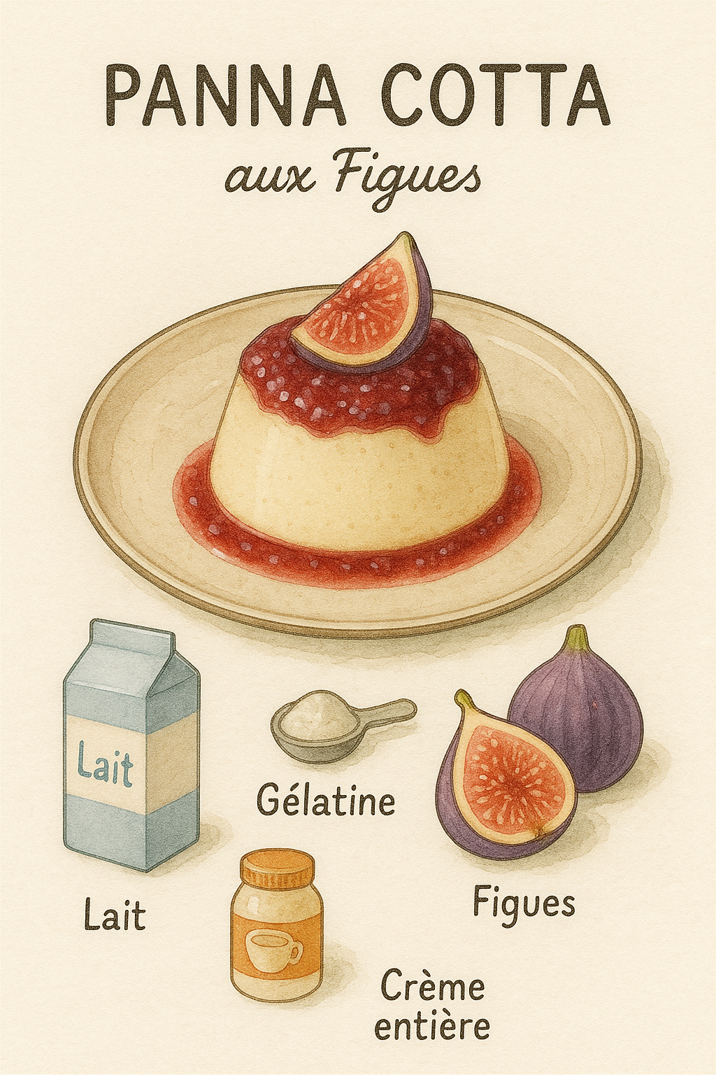 panna cotta aux figues