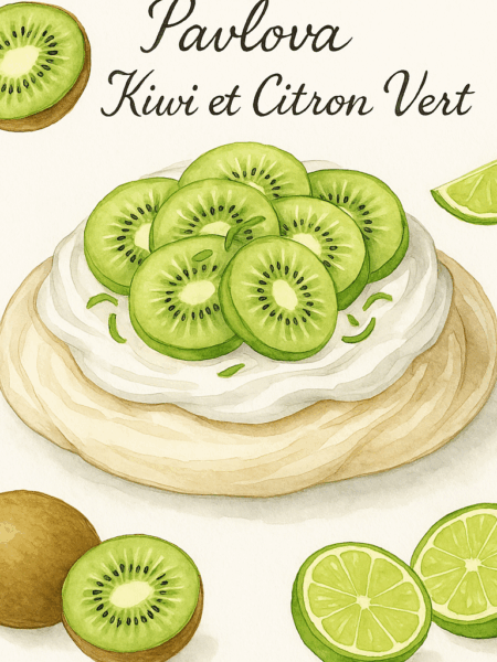 pavlova kiwi citron vert