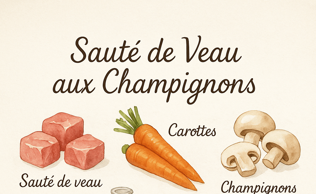 sauté de veau aux champignons