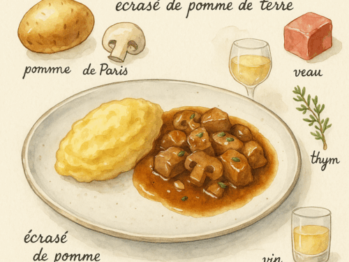 sauté de veau aux champignons