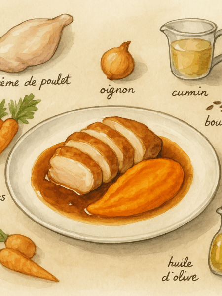 supreme de poulet roti