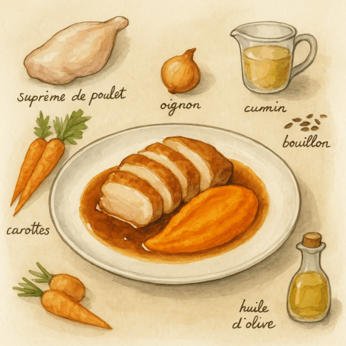 supreme de poulet roti