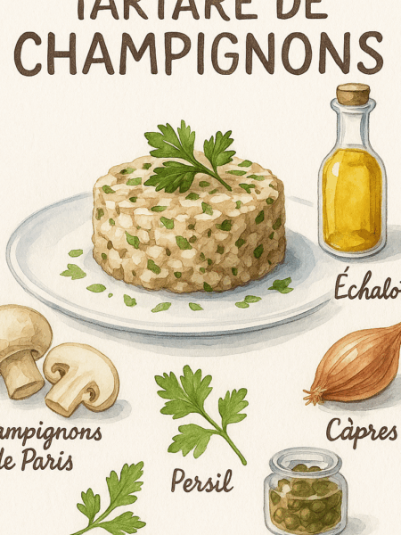 tartare champignons