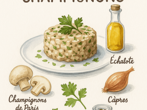 tartare champignons