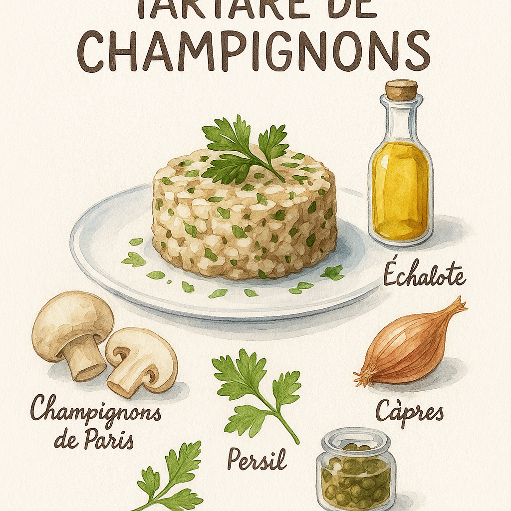 tartare champignons