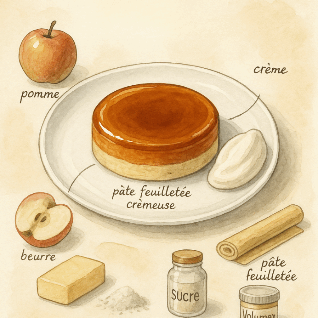tarte Tatin mixée