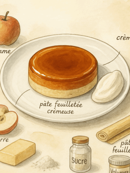 tarte Tatin mixée