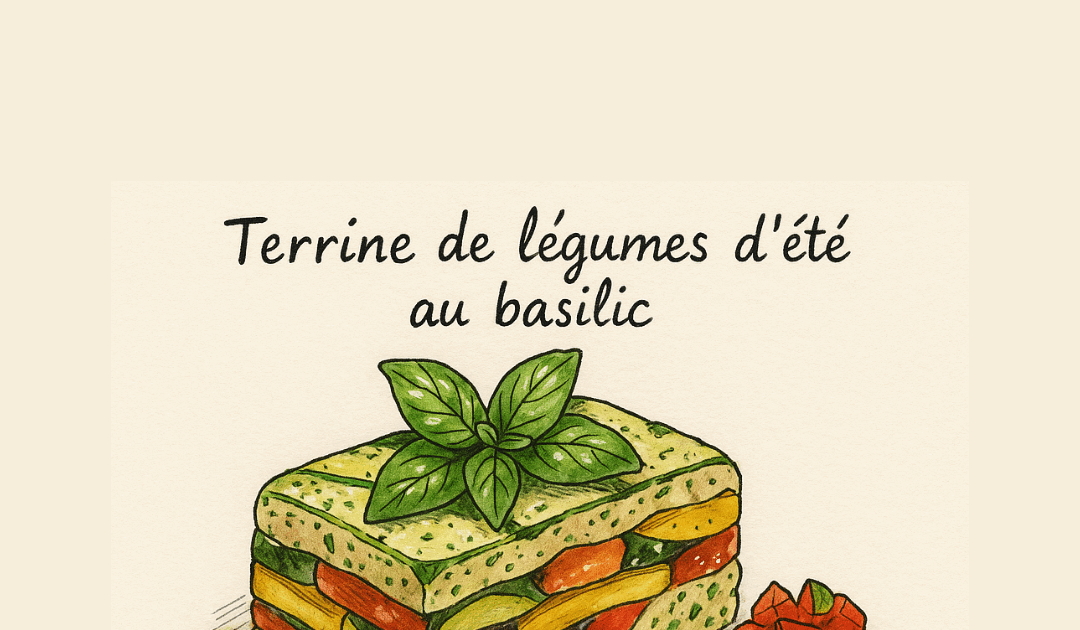 Terrine de légumes d’été au basilic