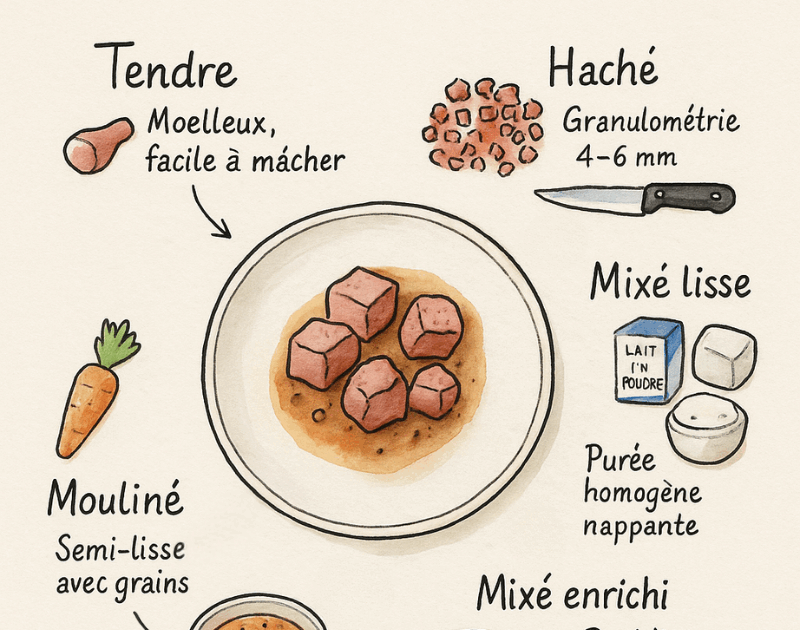 Textures modifiées en cuisine