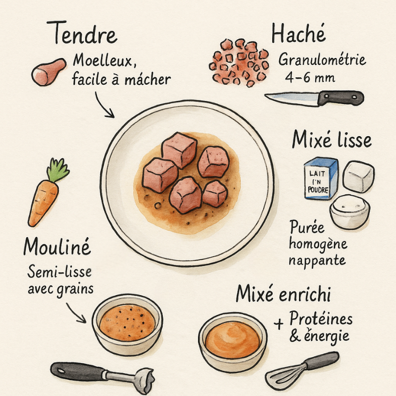 Textures modifiées en cuisine