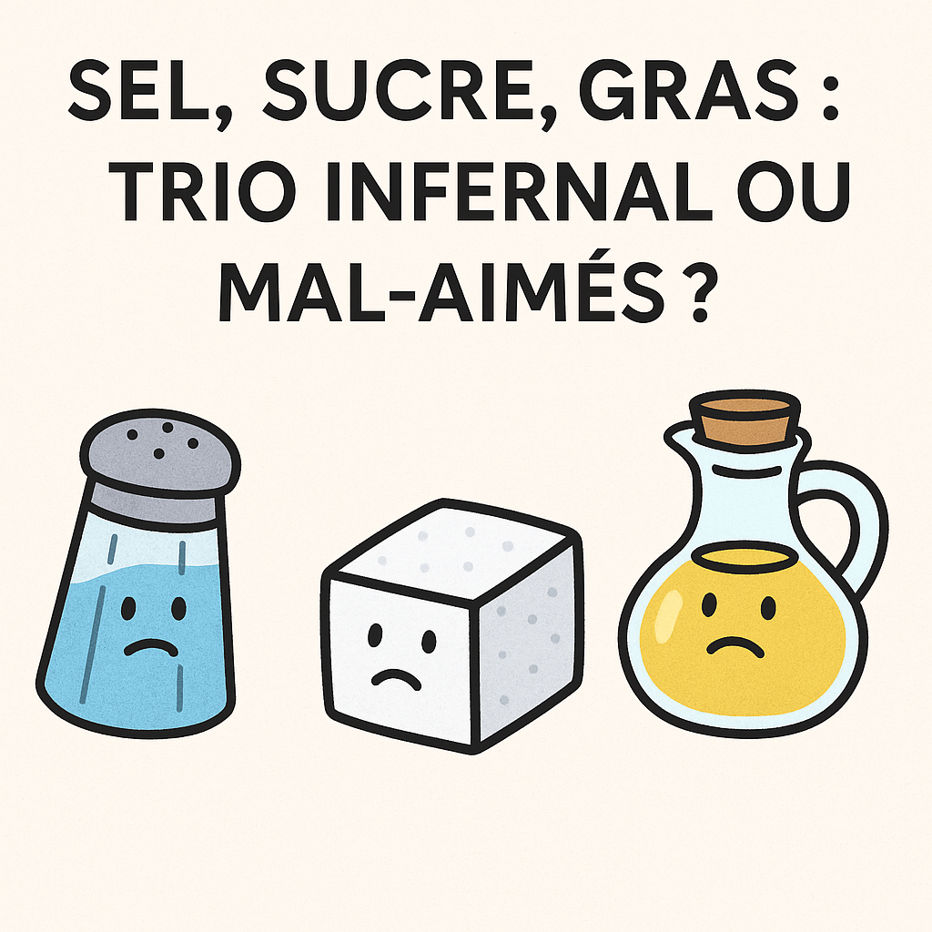 sel sucre gras