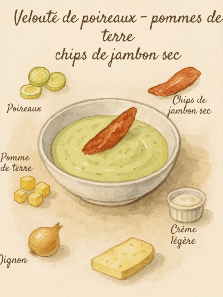 velouté poireaux pomme de terre