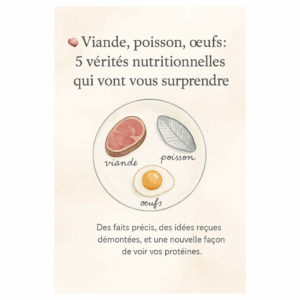vérités nutritionnelles viande poisson œufs