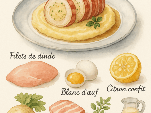 ballottine de dinde farcie citron confit