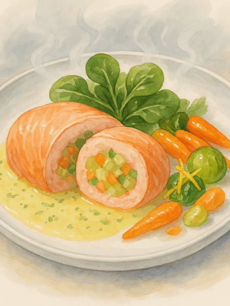 ballotine de saumon