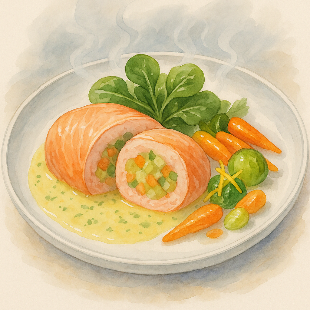 ballotine de saumon