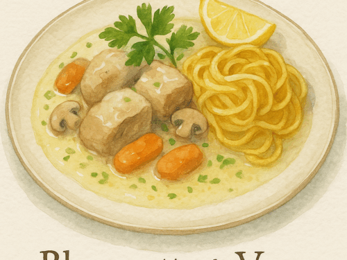 blanquette de veau tagliatelles fraîches
