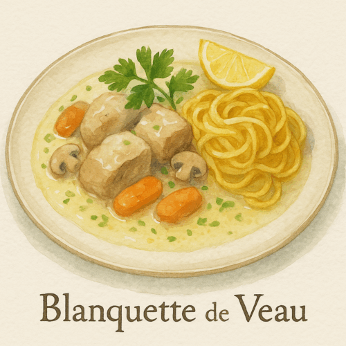 blanquette de veau tagliatelles fraîches